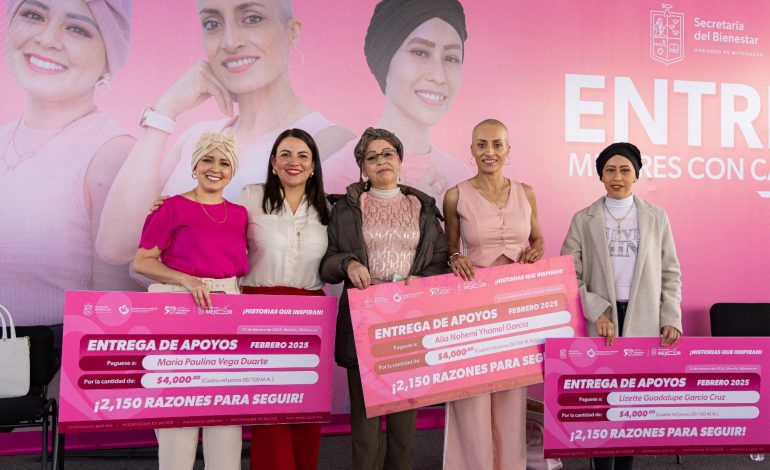 Michoacán garantiza atención gratuita a niñas, niños y mujeres con cáncer: Sedebi