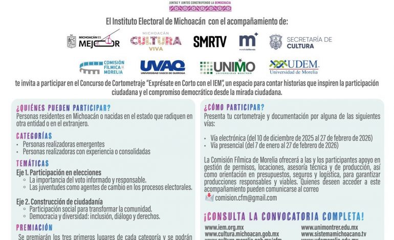 Exprésate en Corto con el IEM: aún estás a tiempo de participar