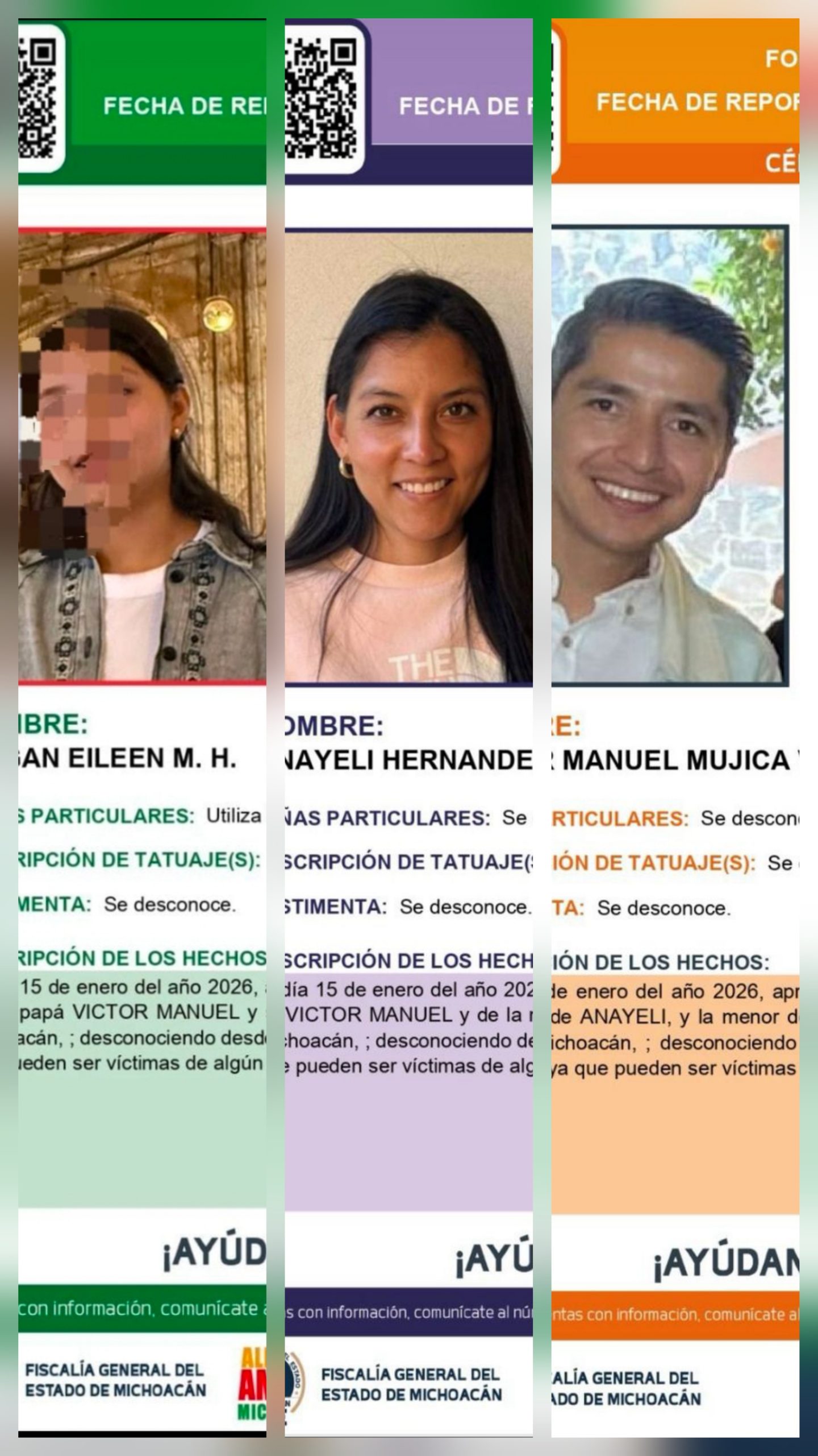 Confirma Fiscalía que cuerpos calcinados corresponden a una familia desaparecida en Morelia