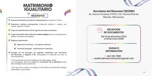Últimos días para entregar documentos para cambio de identidad y bodas de la diversidad: Sedebi