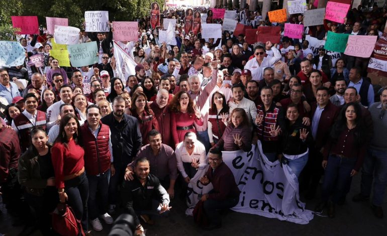 Fabiola Alanís reconoce fuerza de la base morenista en Zamora y La Piedad: “Con el pueblo todo, sin el pueblo nada”
