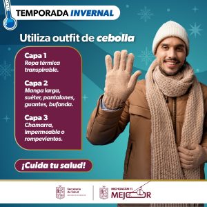 ¿Cómo protegerte del frío? Sigue estas recomendaciones de la SSM