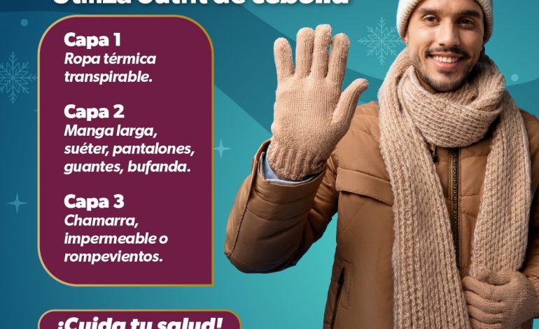 ¿Cómo protegerte del frío? Sigue estas recomendaciones de la SSM