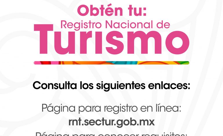 Michoacán entre los estados con mayor cumplimiento en el Registro Nacional de Turismo: Sectur