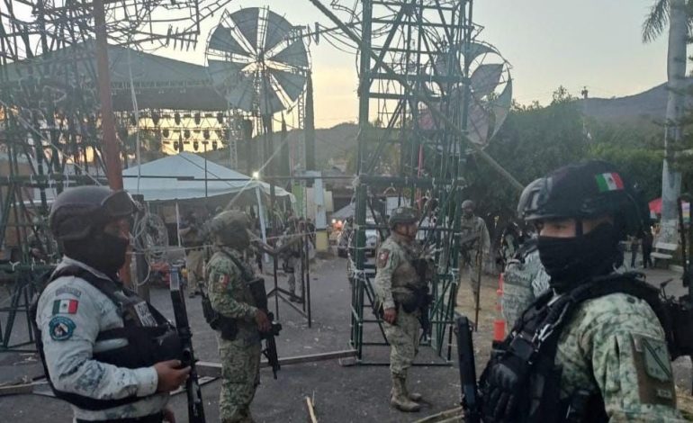 En Tanhuato, aseguran castillo de pirotecnia con características de apología del delito: SSP