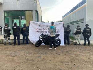 Plan Paricutín: aseguradas 3 personas, vehículos robados y droga: SSP