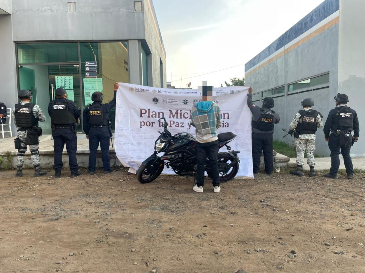 Plan Paricutín: aseguradas 3 personas, vehículos robados y droga: SSP