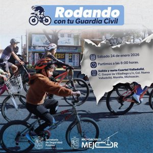 SSP invita a Rodando con tu Guardia Civil, el próximo sábado 24 de enero