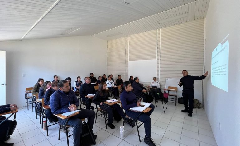 Con 23 áreas de formación técnica, SSP fortalece la preparación de sus cuerpos policiales
