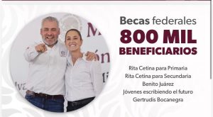Michoacán, primer estado del país con becas en todos los niveles educativos: Bedolla