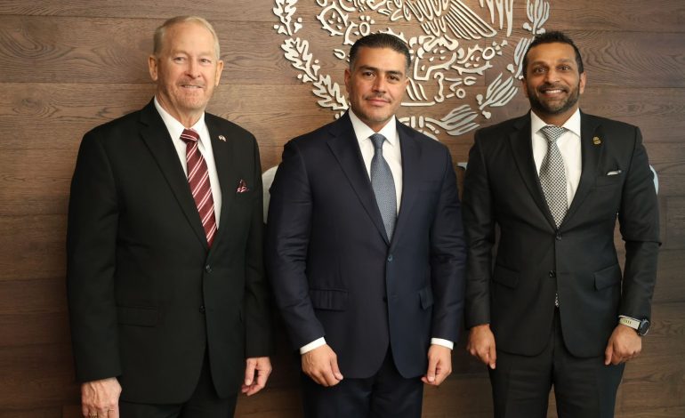 SSPC Y FGR SOSTIENEN REUNIÓN DE ALTO NIVEL CON EL DIRECTOR DEL FBI PARA FORTALECER LA COORDINACIÓN BILATERAL