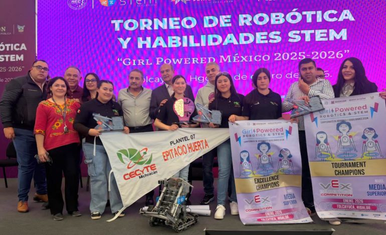 ¡Alumnas del Cecytem se van al mundial de robótica en EE.UU.!