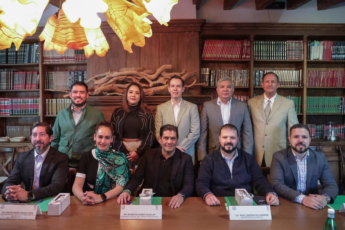 Raúl Zepeda refrenda diálogo y trabajo conjunto institucional con el Partido Verde en Michoacán