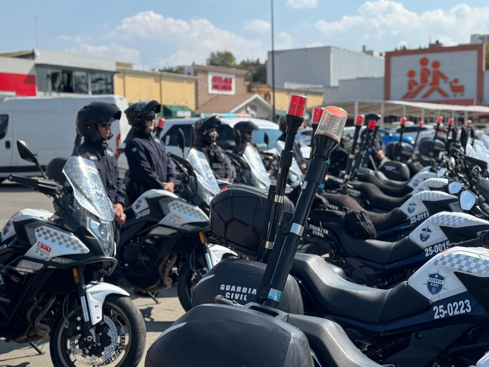 Nuevo grupo motorizado de la SSP agilizará atención y prevención del delito.