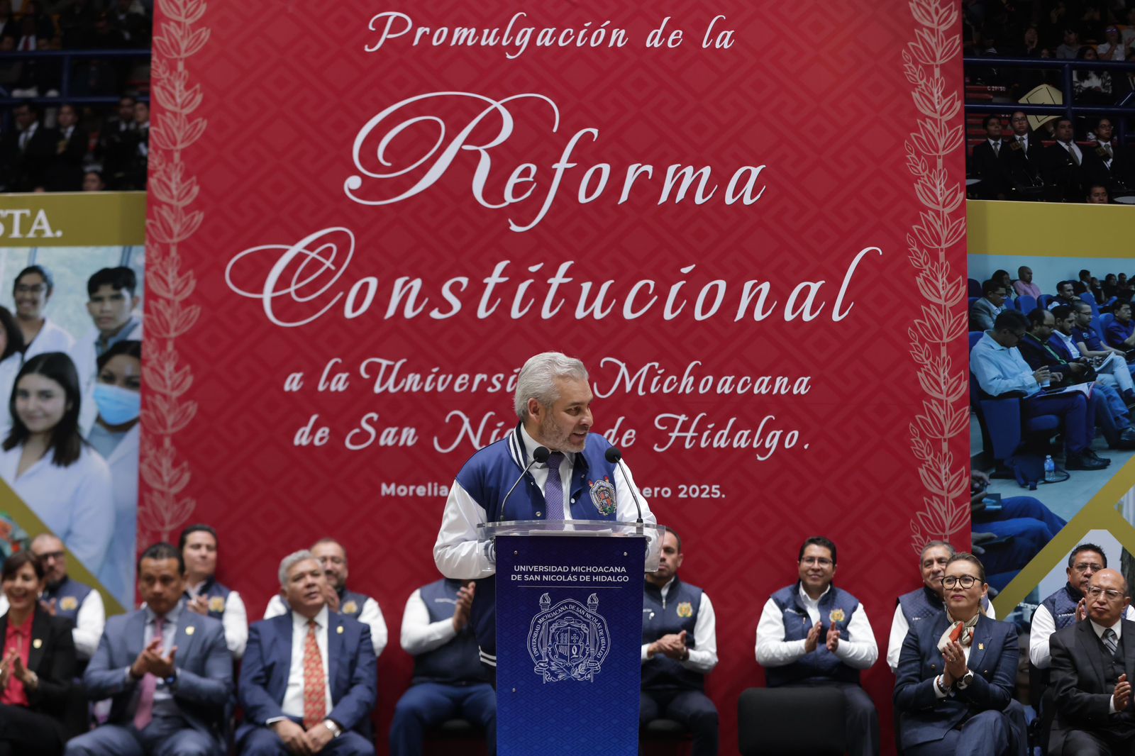 Destaca Bedolla consolidación y estabilidad financiera de la Universidad Michoacana.