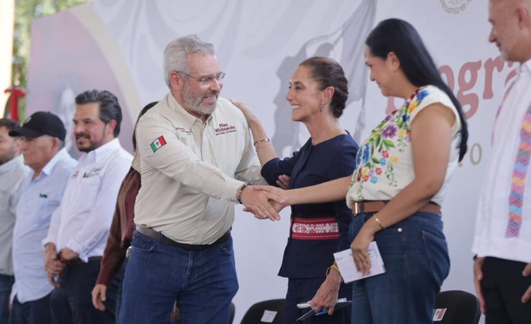 Educación, salud e infraestructura, los primeros resultados del Plan Michoacán: Bedolla.
