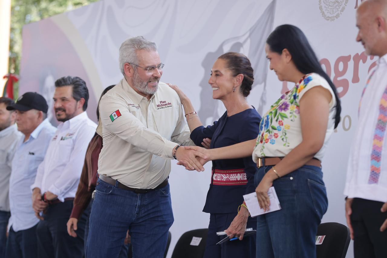 Educación, salud e infraestructura, los primeros resultados del Plan Michoacán: Bedolla.
