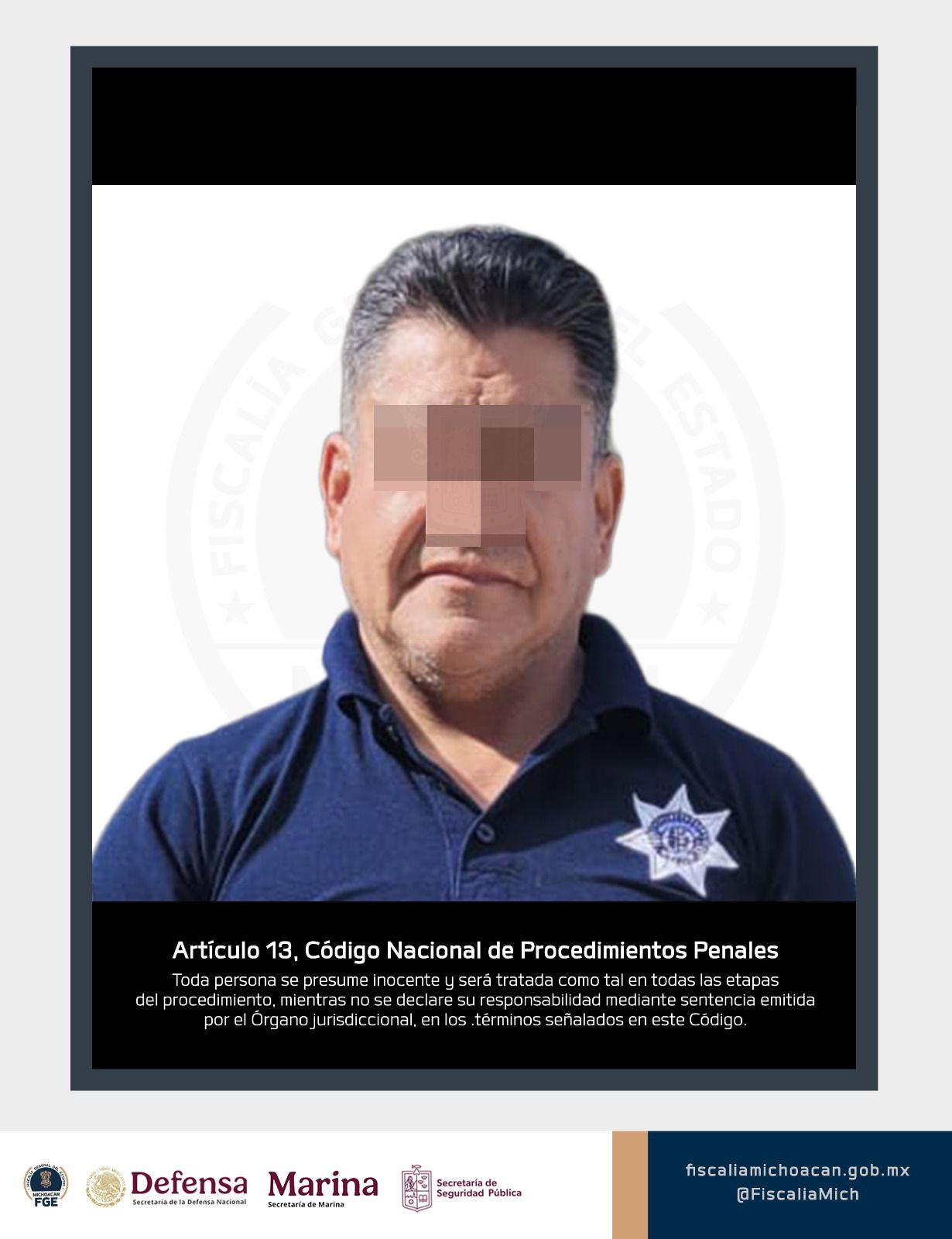 Asegura FGE ar!ma$, narcóticos, vehículos y detiene a un masculino durante cateo en Jungapeo
