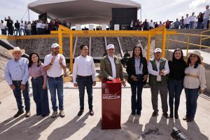 Bedolla transforma el Valle de Zamora; inaugura 3 colectores para sanear el 100 % del agua