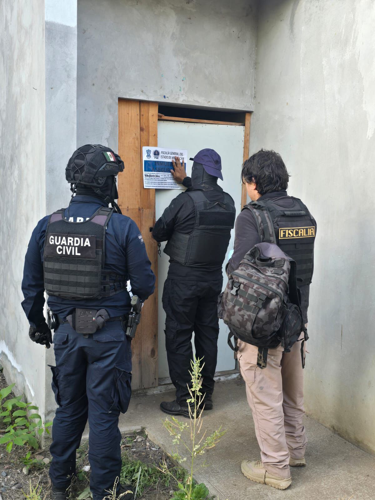 SSP y FGE aseguran 19 inmuebles de “El Botox” en Apatzingán.