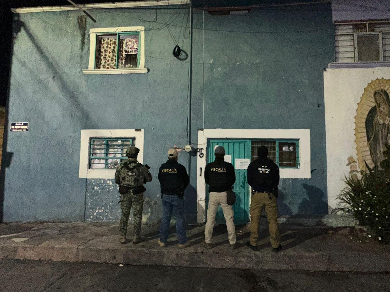 Fiscalía General ejecuta cateo en Morelia; asegura narcótico