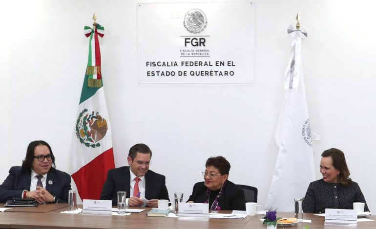 VISITA ERNESTINA GODOY INSTALACIONES DE LA FISCALÍA FEDERAL EN QUERÉTARO