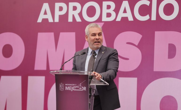 Con 40 mil mdp en obras demostramos que se puede invertir sin generar deuda: Bedolla