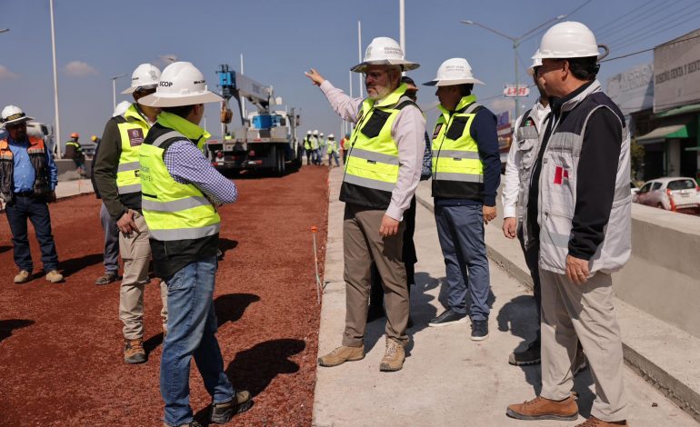 Puente norte del Paso Eréndira abrirá a la circulación antes de que termine febrero: Bedolla