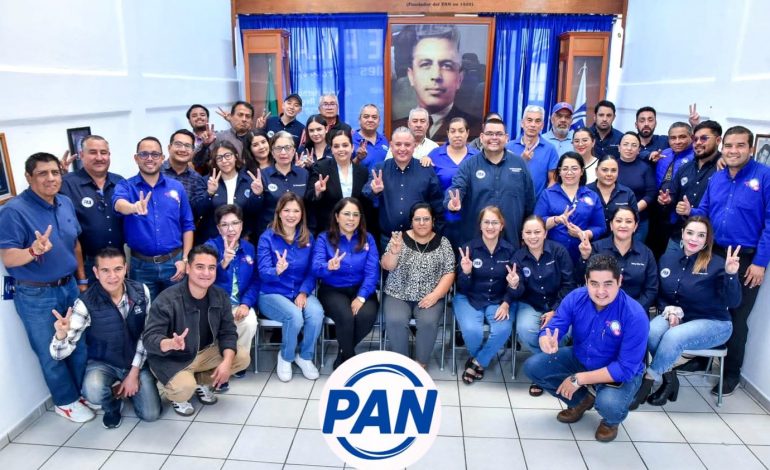 Dirigencia Estatal del PAN se Reúne con Comité Municipal de Hidalgo