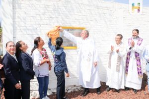 La presidenta Municipal de Hidalgo, Jeovana Alcántar, acompañada de los presbíteros, Gabriel Razo Gasca, Humberto González Correa y José Miguel Ángel Pérez Flores,  realizó la Entrega de títulos de Perpetuidad de la Extensión del Panteón San José de Ciudad Hidalgo.