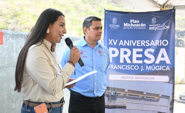 Presa J. Múgica, 15 años como motor hídrico y económico de Tierra Caliente: Ceac