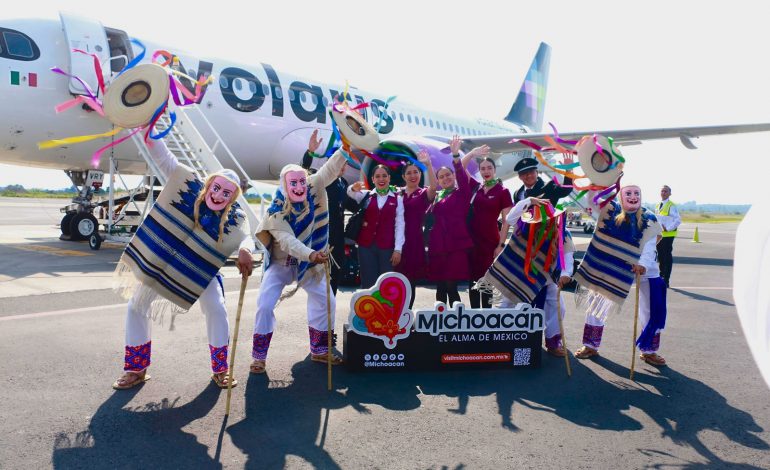 Michoacán reporta incremento del 19% en flujo de pasajeros aéreos durante enero: Sectur