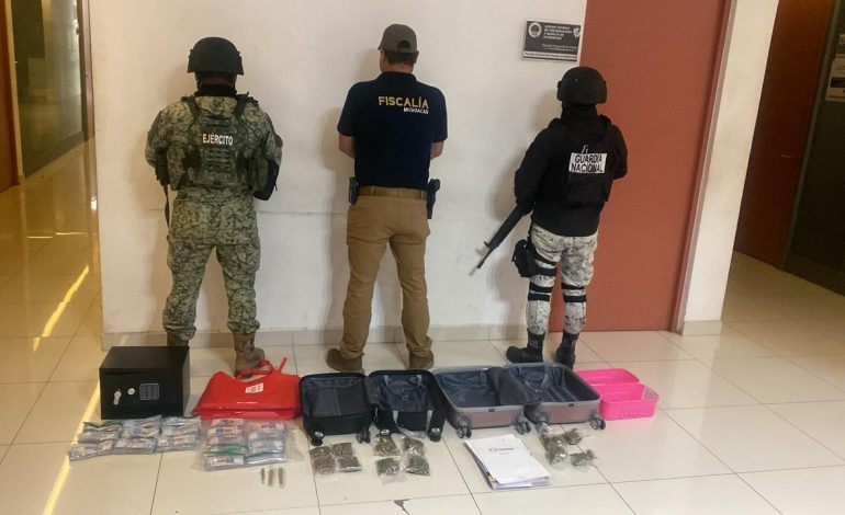 Plan Michoacán: aseguran 1.45 mdp en cateo en Jacona y golpean finanzas criminales