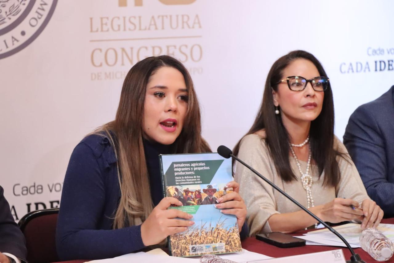 Desde la Comisión de Derechos Humanos, fortaleceremos el trabajo en pro de los derechos humanos de los jornaleros michoacanos: Xóchitl Ruíz