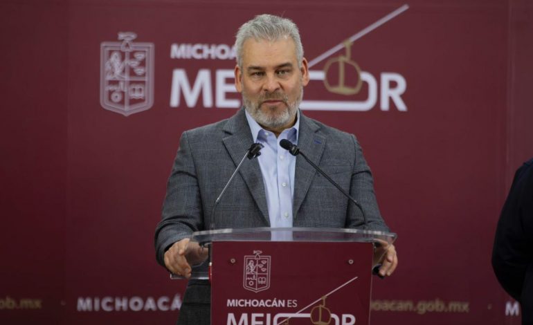 Continuarán operativos para asegurar maquinitas tragamonedas en Michoacán: Bedolla