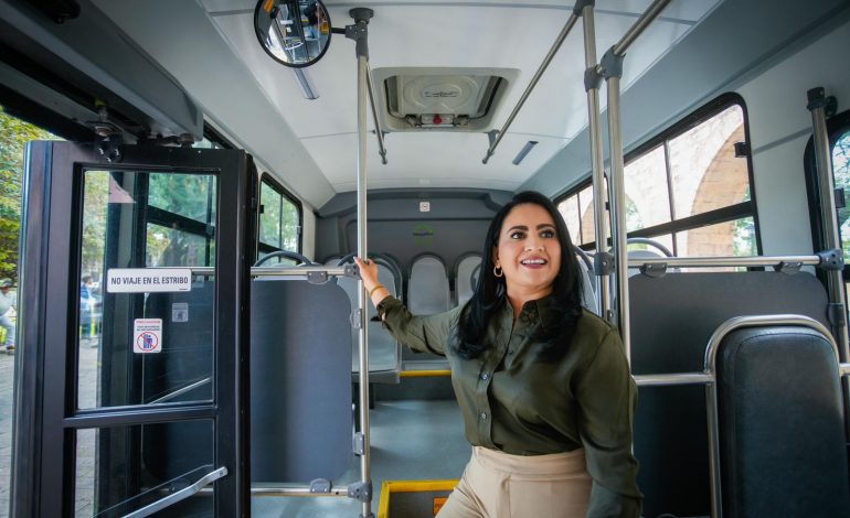 Gladyz Butanda supervisa pruebas de rutas de transporte a Altozano