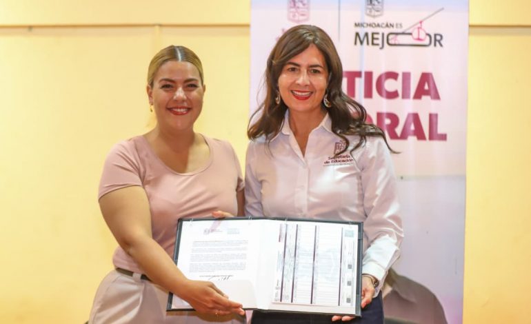 Justicia laboral y apoyo federal transforman la educación en Michoacán: Gabriela Molina  