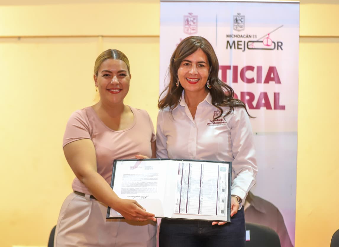 Justicia laboral y apoyo federal transforman la educación en Michoacán: Gabriela Molina  