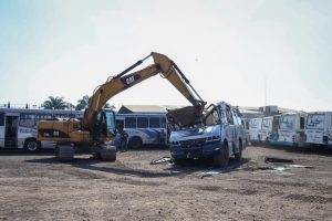 Unidades destruidas en Uruapan ya no eran seguras para transporte público: ITransporte