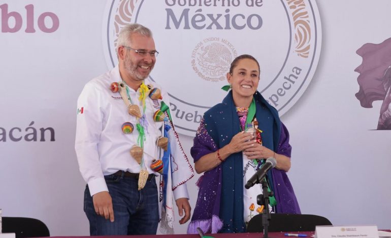 Confirma Bedolla visita de Sheinbaum el viernes a Morelia