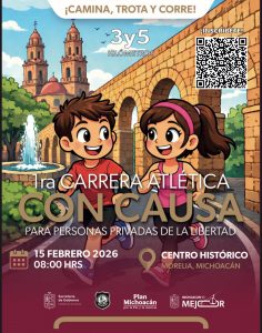 Corre con causa; Sistema Penitenciario promueve carrera a favor de personas privadas de la libertad