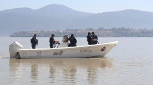 Guardia Civil mantiene operativo para prevenir extracción ilegal de agua en el lago de Pátzcuaro