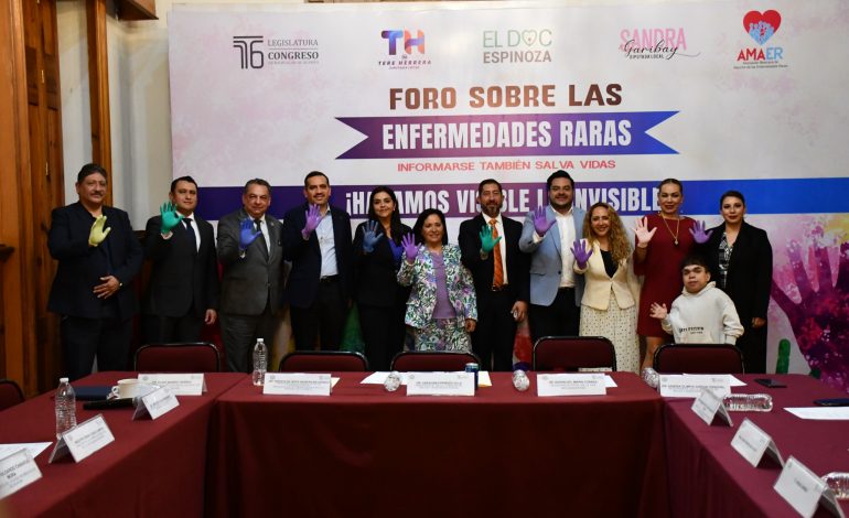 Visibilizar a pacientes con enfermedades raras garantiza acceso a la salud: diputada Tere Herrera