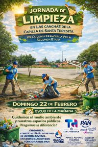 El PAN realizará jornada de limpieza