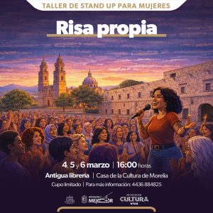 Secum invita al taller de stand up “Risa Propia” para fortalecer la voz de las mujeres