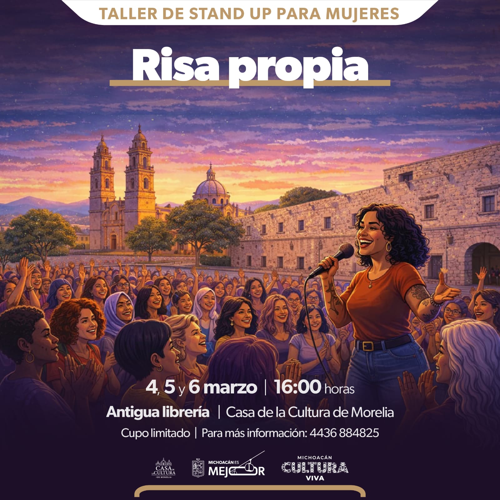 Secum invita al taller de stand up “Risa Propia” para fortalecer la voz de las mujeres