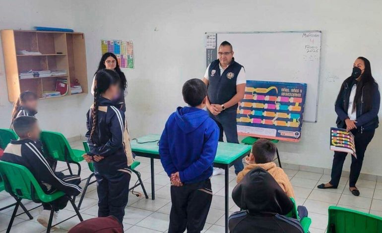 FGE imparte pláticas preventivas de la violencia a estudiantes de primaria en Morelia
