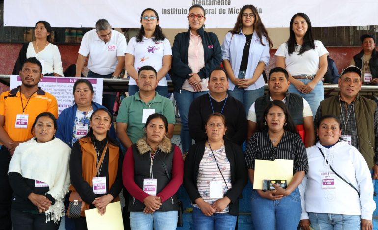 IEM acompaña renovación del Concejo de Gobierno Comunal de Comachuén