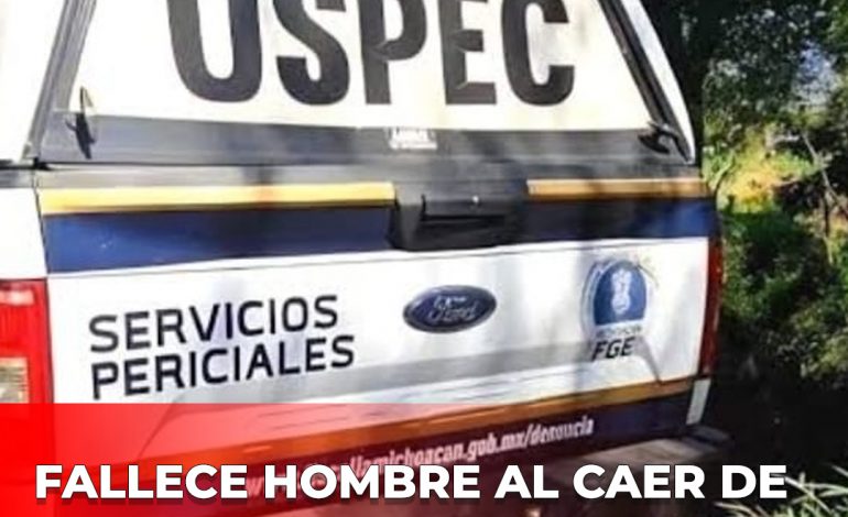 FALLECE HOMBRE AL CAER DE UN POSTE DE ELECTRICIDAD EN EL PUERTO DE CUITAREO.