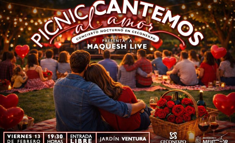 Música, estrellas y un pícnic inolvidable por el Día del Amor en Ceconexpo